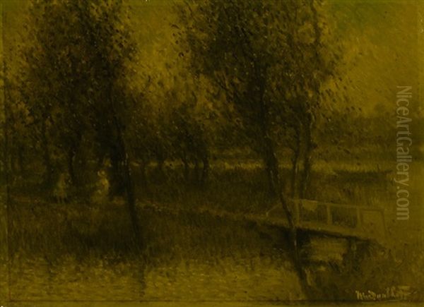 Picnic By The Water Oil Painting by Henri Van Daalhoff