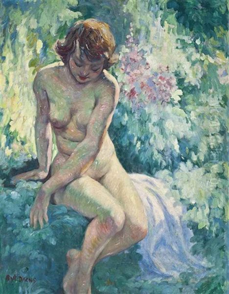 La Belle De L'ete Oil Painting by Antoine Daens