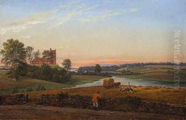 Ansicht Von Bavnebakken Bei Soro Oil Painting by Johan Christian Dahl