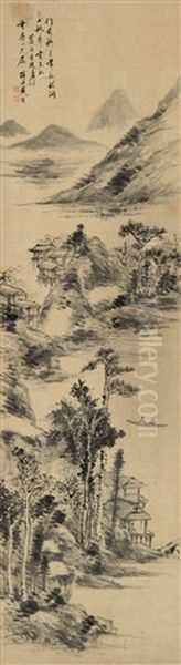 Landscape Oil Painting by  Dai Xi