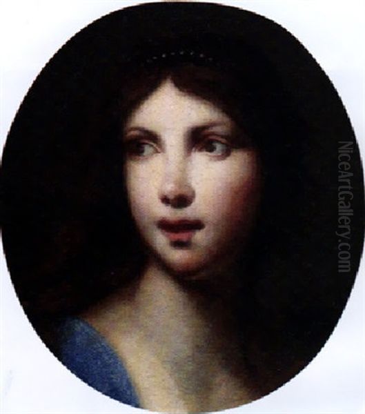 Portrait Einer Jungen Dame Oil Painting by Cesare Dandini