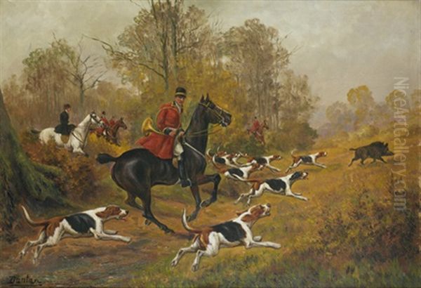 Le Vautrait Oil Painting by Edouard Joseph Dantan