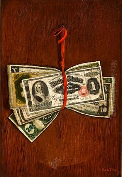 Hanging Money Oil Painting by Ferdinand Danton the Younger