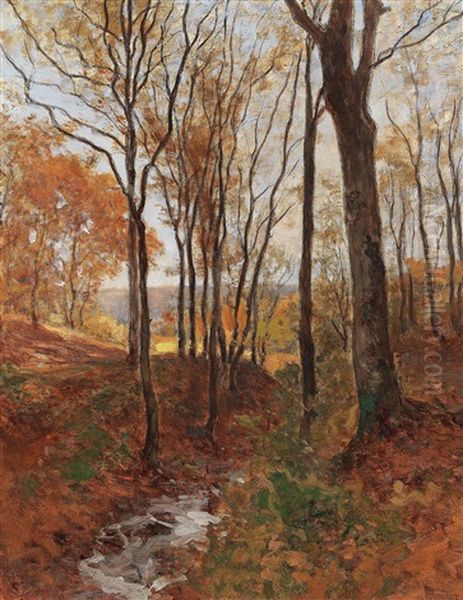 Waldesinnere Oil Painting by Hugo Darnaut