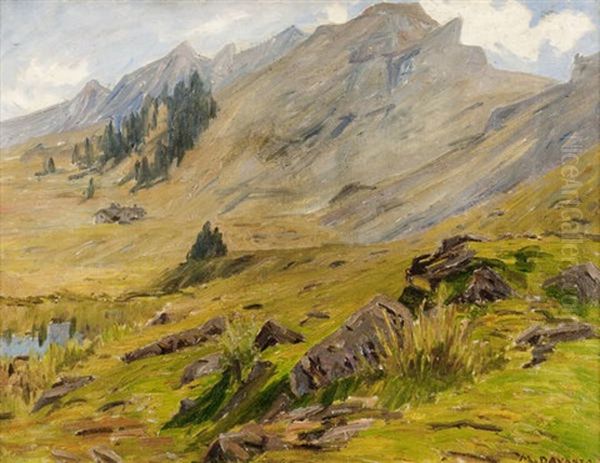 Paesaggio Montano Oil Painting by Marco Davanzo