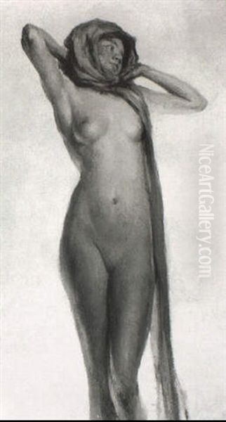 Nude Oil Painting by Allan Douglas Davidson