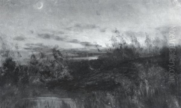 Twilight Oil Painting by Charles Harold Davis