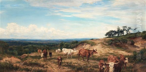 At Ewhurst - Surrey Oil Painting by Henry William Banks Davis