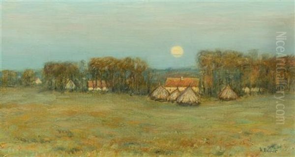 Moonlight Oil Painting by Henry Golden Dearth