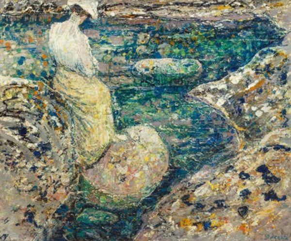The Sheltered Pool Oil Painting by Henry Golden Dearth