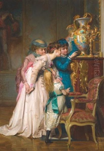 La Vase Oil Painting by Jules-Alex Patrouillard Degrave