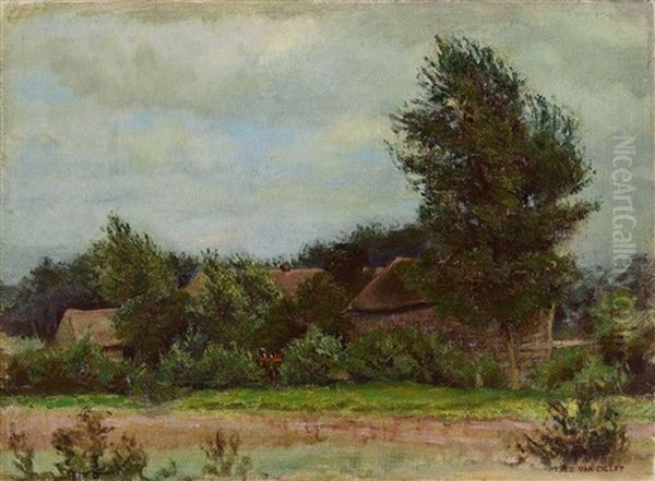 Landschaft In Brabant Oil Painting by Theo van Delft