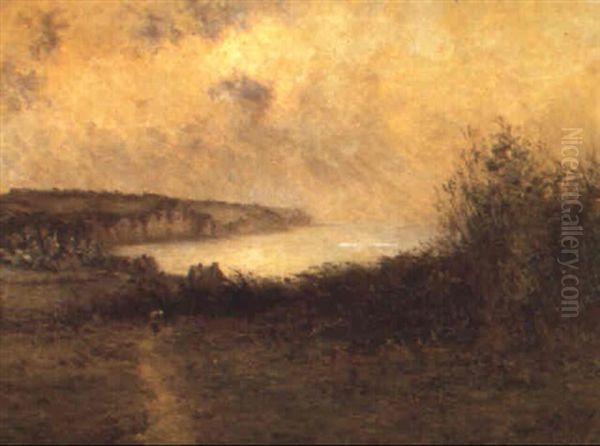 Pasage Littoral, Bretagne Oil Painting by Hippolyte Camille Delpy