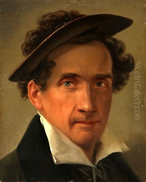 Autoportrait Oil Painting by Joseph Lambert Denk