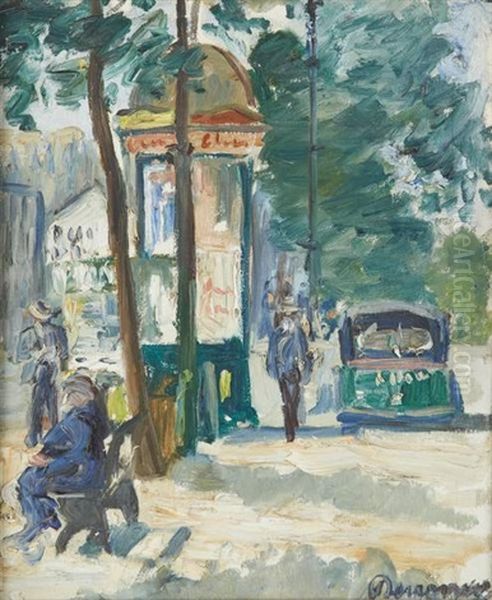 En Lisiere De Parc Oil Painting by Alexandre Denonne