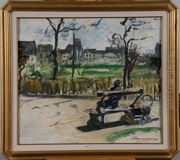 Coin De Parc Anime Oil Painting by Alexandre Denonne