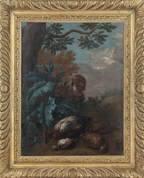 The Successful Shoot Oil Painting by Alexandre Francois Desportes