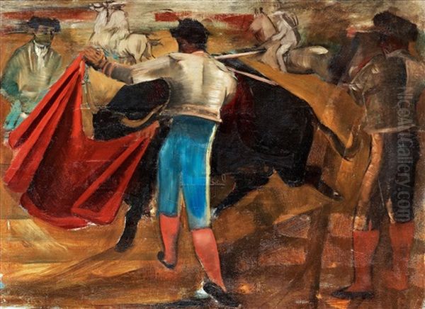 Tjurfaktare Oil Painting by Eric Detthow