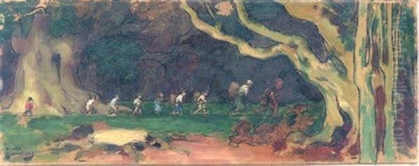 Le Petit Poucet Oil Painting by Andre Devambez