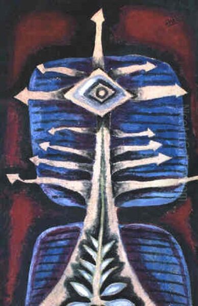 Arbol De La Vida Oil Painting by Roberto Diago