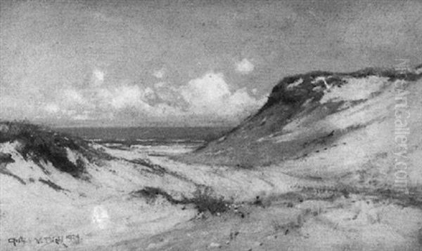 Dune Scene Oil Painting by Arthur Vidal Diehl
