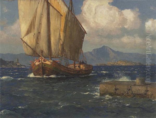 Albanische Trabakl Oil Painting by Michael Zeno Diemer