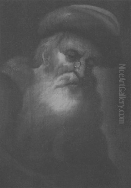 Der Alte Gelehrte Oil Painting by Christian Wilhelm Ernst Dietrich