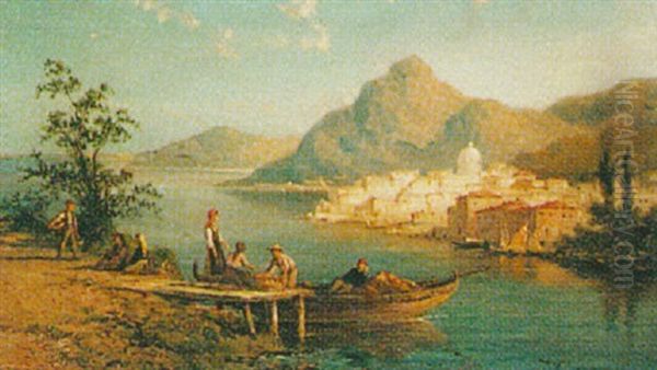 Tarranto, Italy Oil Painting by William Raymond Dommersen
