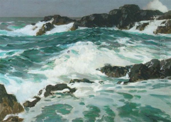 The Swell Oil Painting by Paul Dougherty
