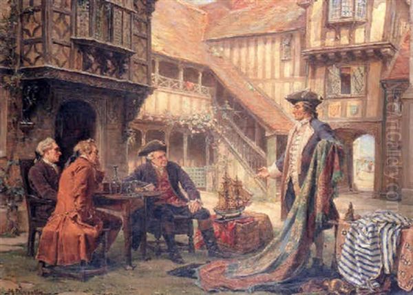 Treasures From The East Oil Painting by Margaret Dovaston