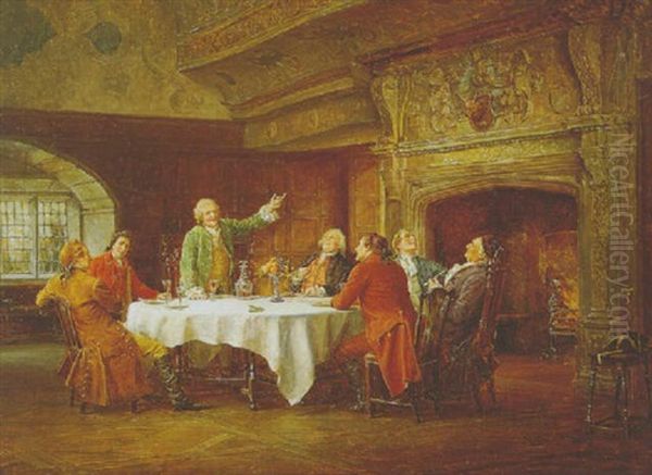 The Tale Of The Fox Oil Painting by Margaret Dovaston