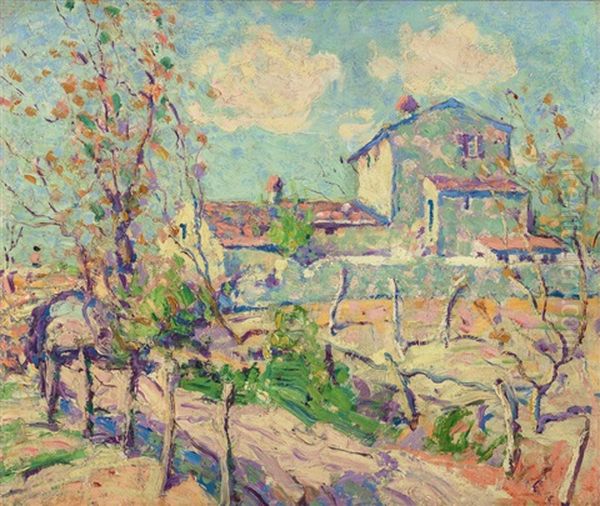 Landscape (cagnes-sur-mer, France) Oil Painting by Arthur Dove