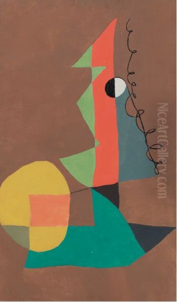 .04 Percent Oil Painting by Arthur Garfield Dove