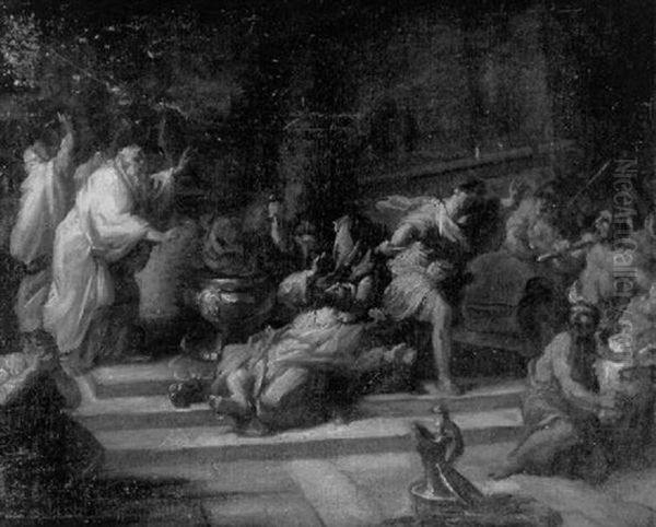 Scene De Sacrifice Oil Painting by Gabriel Francois Doyen