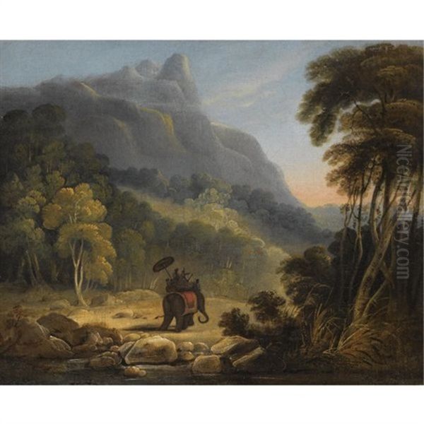 Untitled Oil Painting by Charles D'Oyly