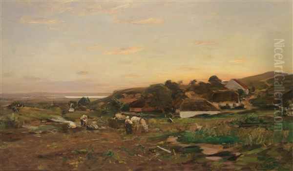 Partie In Rugen Oil Painting by Eugen Gustav Duecker