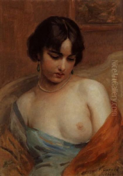 Portrat Einer Jungen Frau Oil Painting by Frederic Dufaux