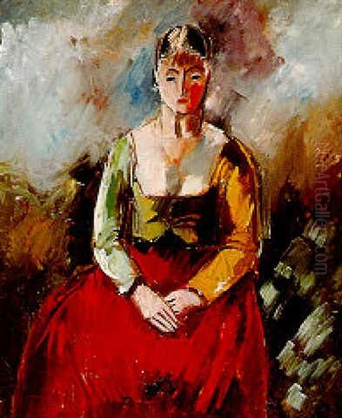 Madame Dufresne Oil Painting by Charles Dufresne