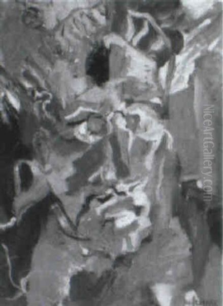 Tete De Vollard Oil Painting by Charles Dufresne
