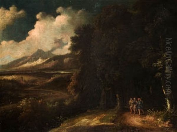 Paisaje Oil Painting by Gaspard Dughet