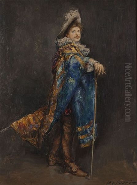 Le Mousquetaire Oil Painting by Hippolyte Francois Duluard