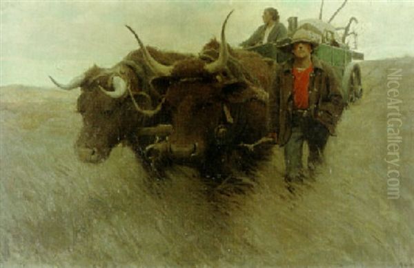 On The Move Oil Painting by Harvey Dunn