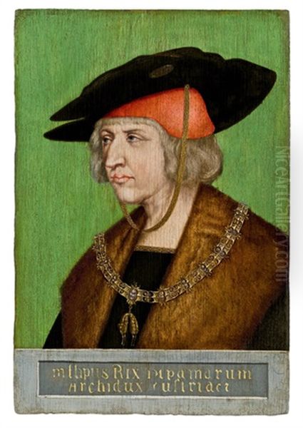 Philipp Der Schone - Philipp I. Von Habsburg (1478-1506) Oil Painting by Albrecht Duerer