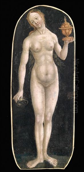 Stehende Nackte Frau Oil Painting by Albrecht Durer