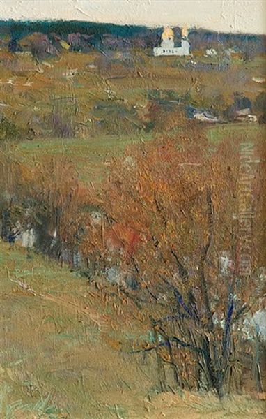Jaro Oil Painting by Bohuslav Dvorak