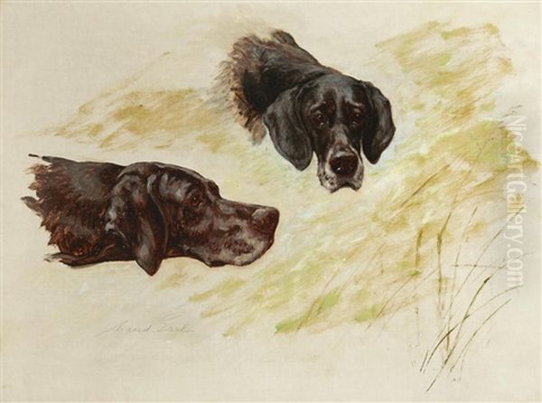 Lorne And Kate, Black But Comely (a Pair) Oil Painting by Maud Earl