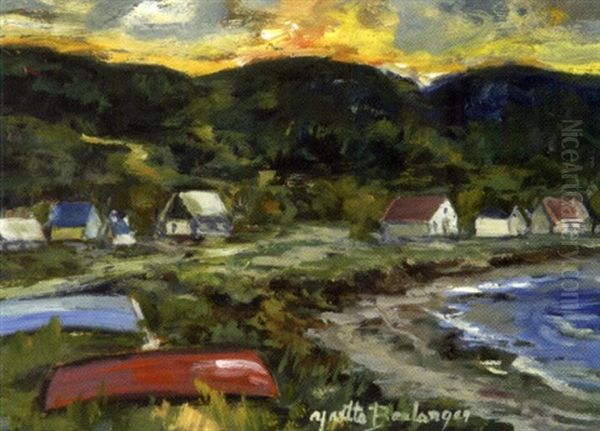 Church At Isle D'orleans Oil Painting by Paul Barnard Earle