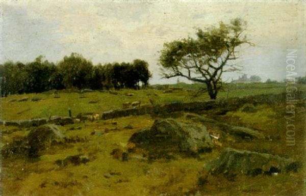 Near Thompson, Connecticut Oil Painting by Charles Warren Eaton