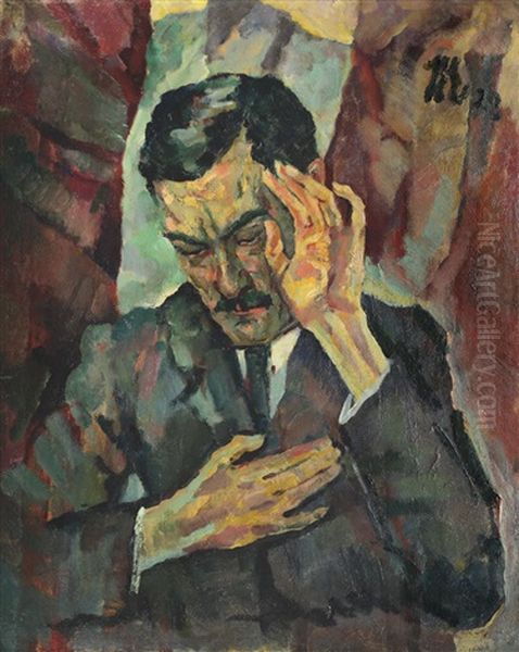 The Disillusioned Oil Painting by Hans Eder