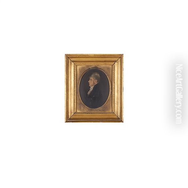 Portrait Of A Gentleman, 1808 Oil Painting by Jacob Eichholtz